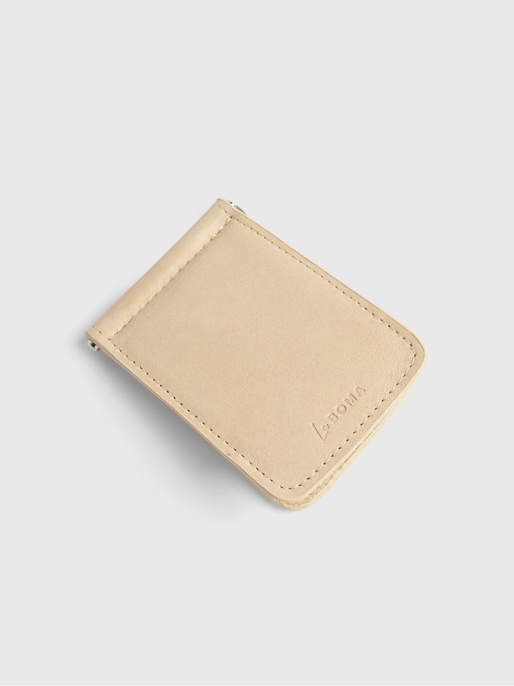 Leather Money Clip Card Wallet
